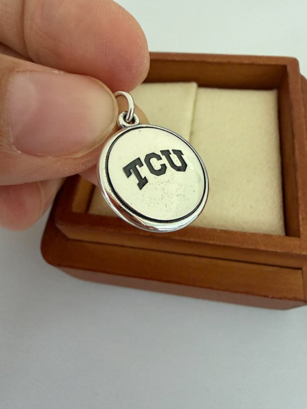 James Avery Texas Christian University Disc Charm
